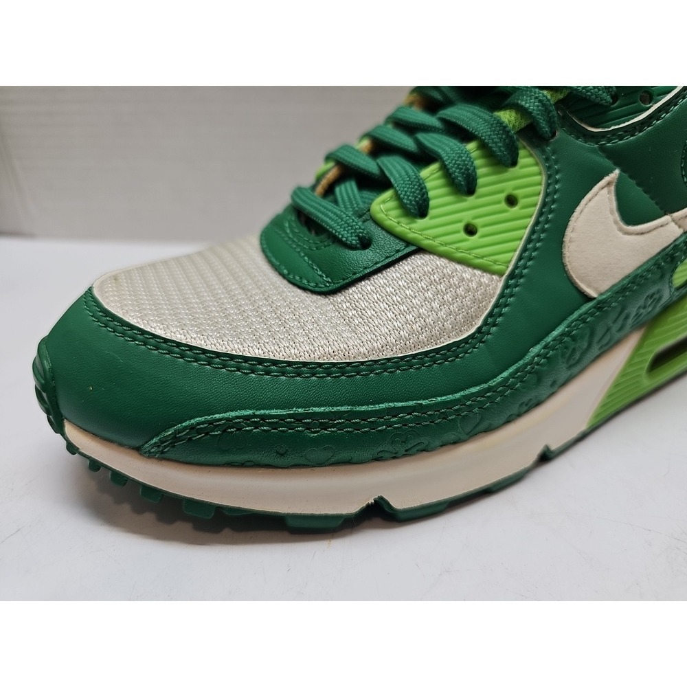 Size 8.5 - Air Max 90 St. Patrick's Day Mean Green 2021 DD8555-300 - Picture 2 of 16